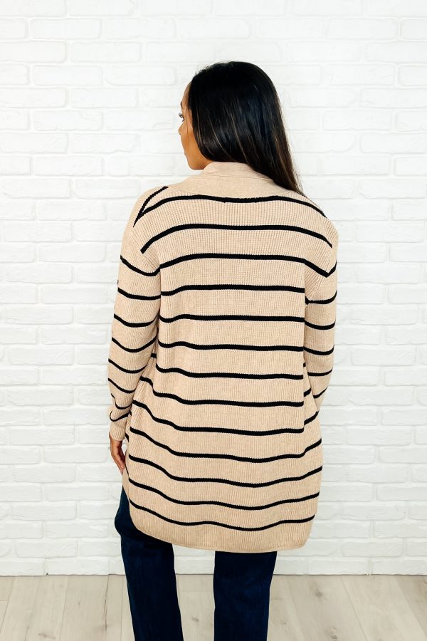 Under Wraps Striped Cardigan Cheap - Image 4