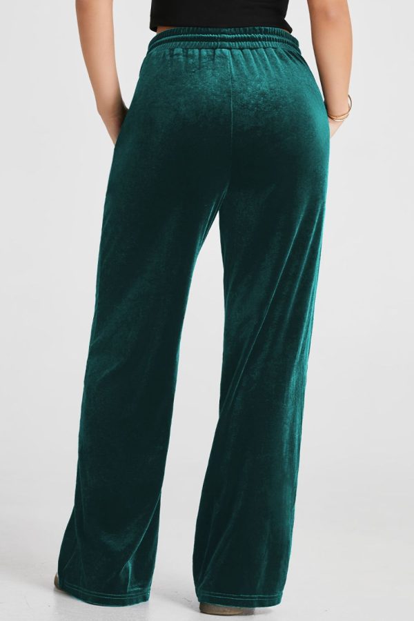 Drawstring Waist Wide Leg Active Pants (multiple color options) Supply - Image 4