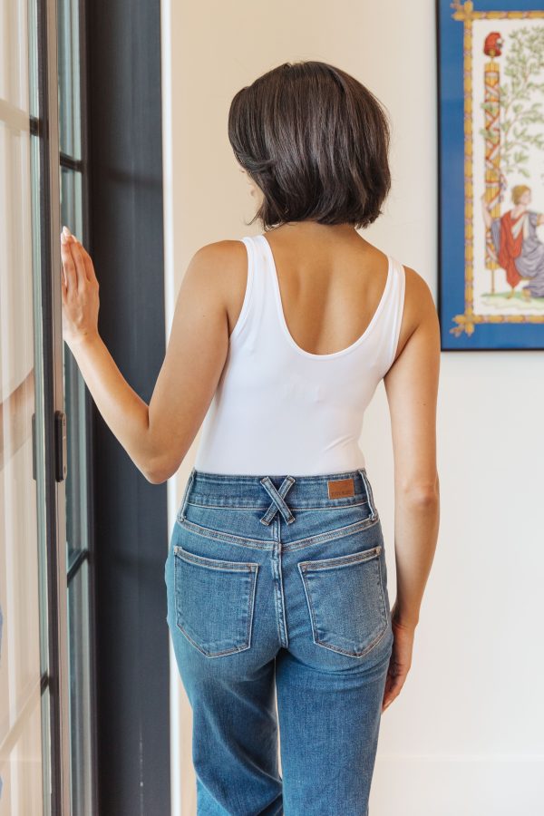 The Basics Bodysuit in White Discount - Image 5