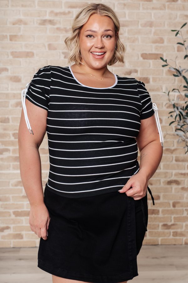 Vaguely Speaking Striped Top For Sale - Image 2